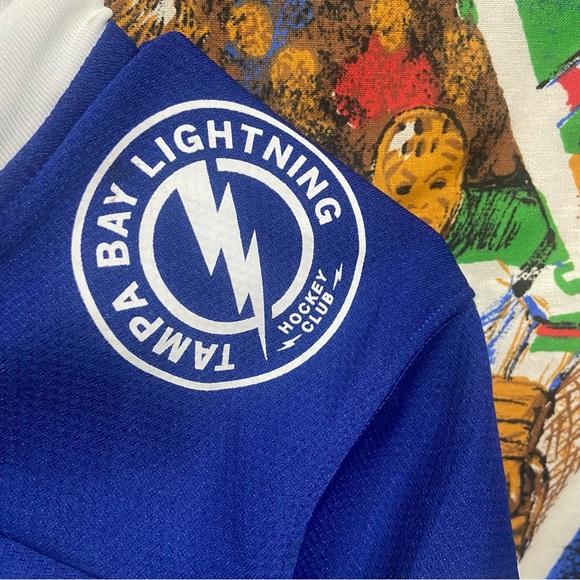 Fanatics Youth S/M Blue Tampa Bay Lightening Stamkos Hockey Jersey - Picture 5 of 6